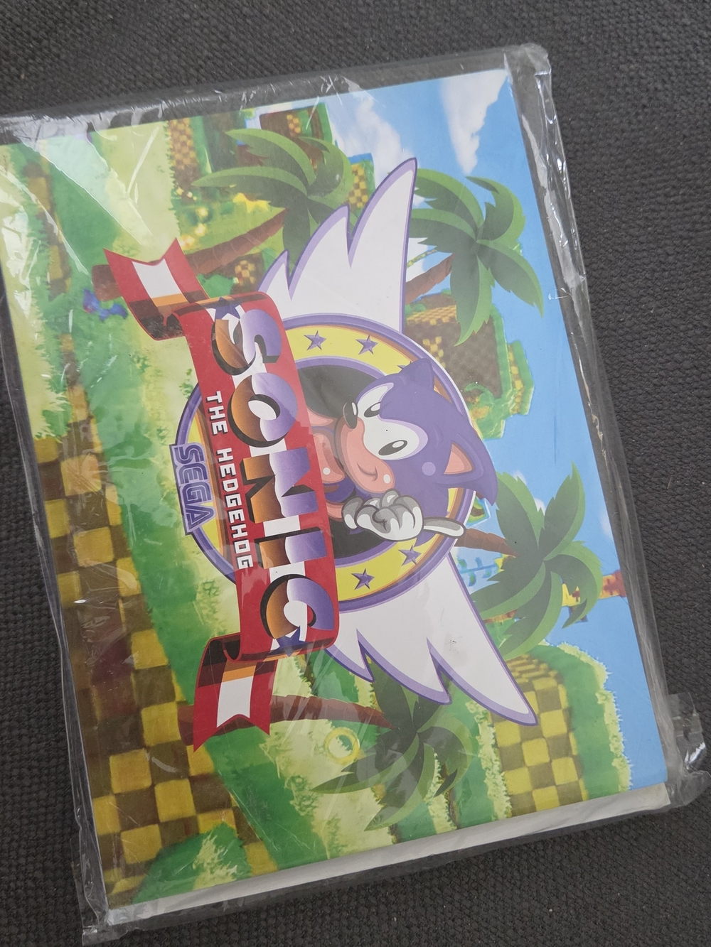 Sonic The Hedgehog Decorative Invitations - Blue & Green